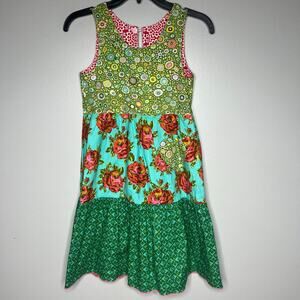 The Unbroken Circle Girls Large* Reversible Dress Heart Pockets Handmade in USA